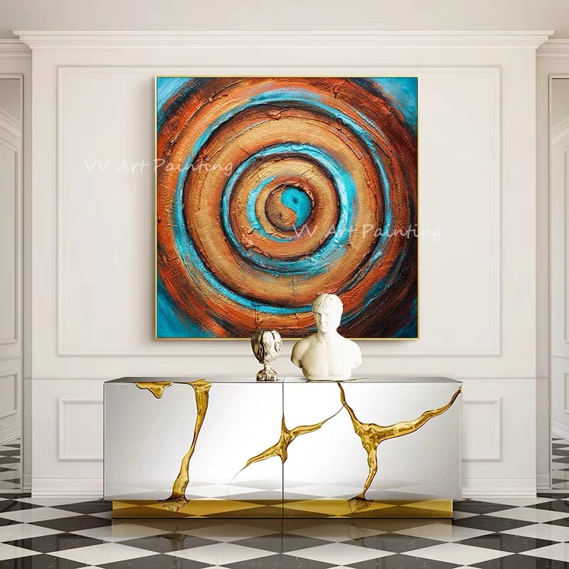 Circle colorful art landscape100% Hand Painted Oil Painting on Canvas Art Classic Cuadros Decor Posters as a gift unframe
Circle colorful art landscape100% Hand Painted Oil Painting on Canvas Art Classic Cuadros Decor Posters as a gift unframe