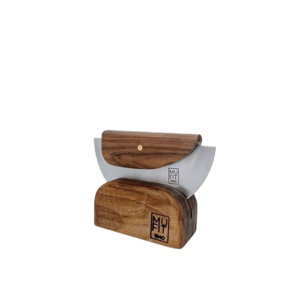 Mezzaluna Stand Premium Wooden Knife Holder Storage Board Special Design Stylish Kitchen Utensils Accessory Walnut Wood Handcraf
Mezzaluna Stand Premium Wooden Knife Holder Storage Board Special Design Stylish Kitchen Utensils Accessory Walnut Wood Handcraf