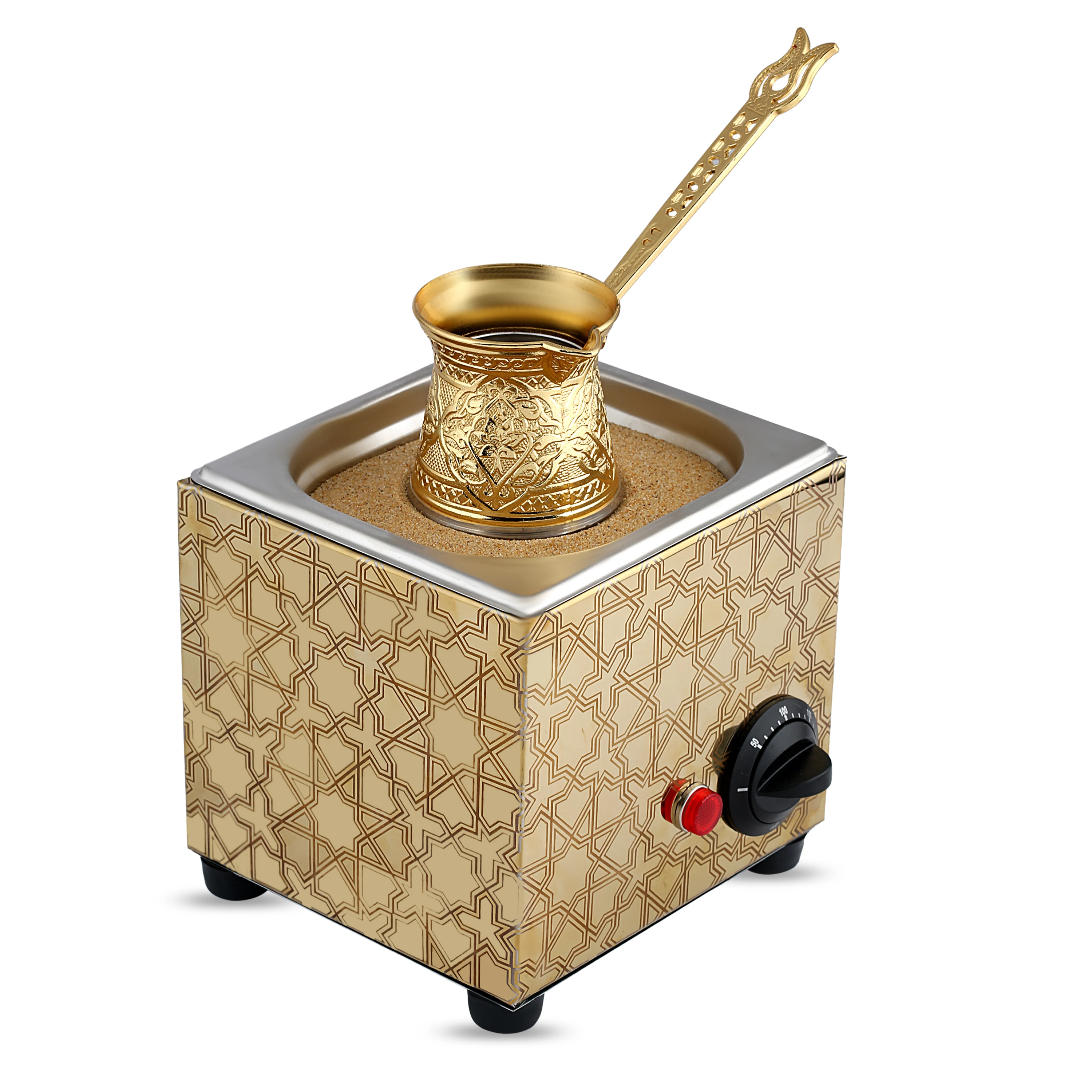 Authentic Turkish Electric Hot Sand Coffee Maker Heater Machine Brass Color Square 110V - 220V Kitchen & Dining
Authentic Turkish Electric Hot Sand Coffee Maker Heater Machine Brass Color Square 110V - 220V Kitchen & Dining