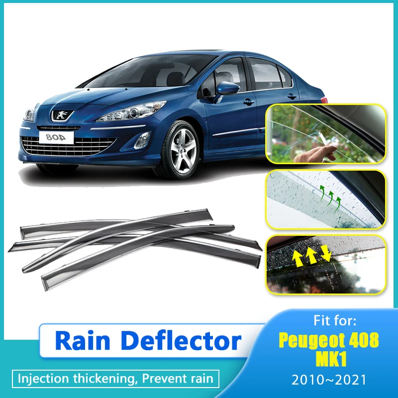 Rain Deflector For Peugeot 408 MK1 2010 2011 2012 2013 2014~2021 Car Windabweiser Window Visor Cover Guards Antirain Chuvento
Rain Deflector For Peugeot 408 MK1 2010 2011 2012 2013 2014~2021 Car Windabweiser Window Visor Cover Guards Antirain Chuvento