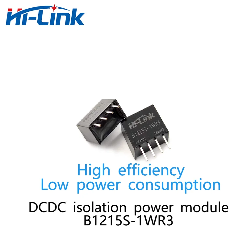 

Free Shipping 10pcs/lot DC/DC 15V 1W output B1215S-1WR3 isolation supply power module low power consumption high efficiency