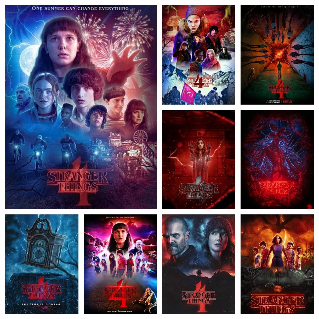 Stranger Things Season 4 Poster Diamond Painting DIY Horror Movies Mosic Rhinestone Embroidery Cross Stitch Kits Room Home Decor
Stranger Things Season 4 Poster Diamond Painting DIY Horror Movies Mosic Rhinestone Embroidery Cross Stitch Kits Room Home Decor