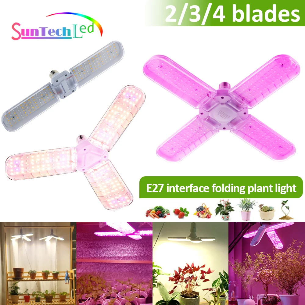 Складная светодиодная фитолампа полного спектра Suntech E27, лампа для выращивания растений в комнате, 24 Вт, 36 Вт, 48 Вт
Складная светодиодная фитолампа полного спектра Suntech E27, лампа для выращивания растений в комнате, 24 Вт, 36 Вт, 48 Вт