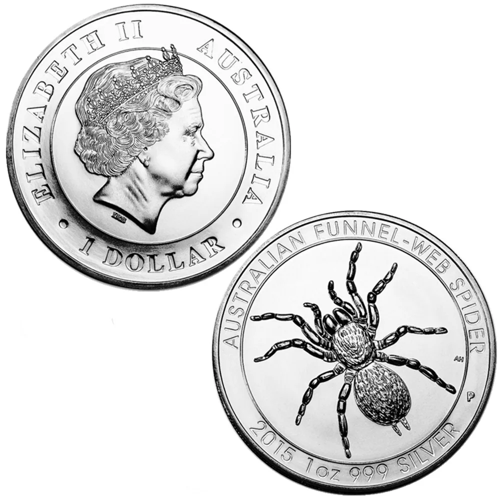 

2015 1 oz Australian Funnel Web Spider Silver Coin