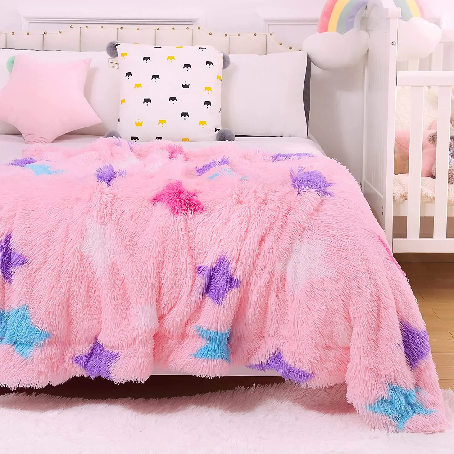 LOCHAS Fluffy stitch blanket Cartoon Bedspread on the bed plaid throw blankets for bed child baby kids room decor sofa Bed Cover
LOCHAS Fluffy stitch blanket Cartoon Bedspread on the bed plaid throw blankets for bed child baby kids room decor sofa Bed Cover