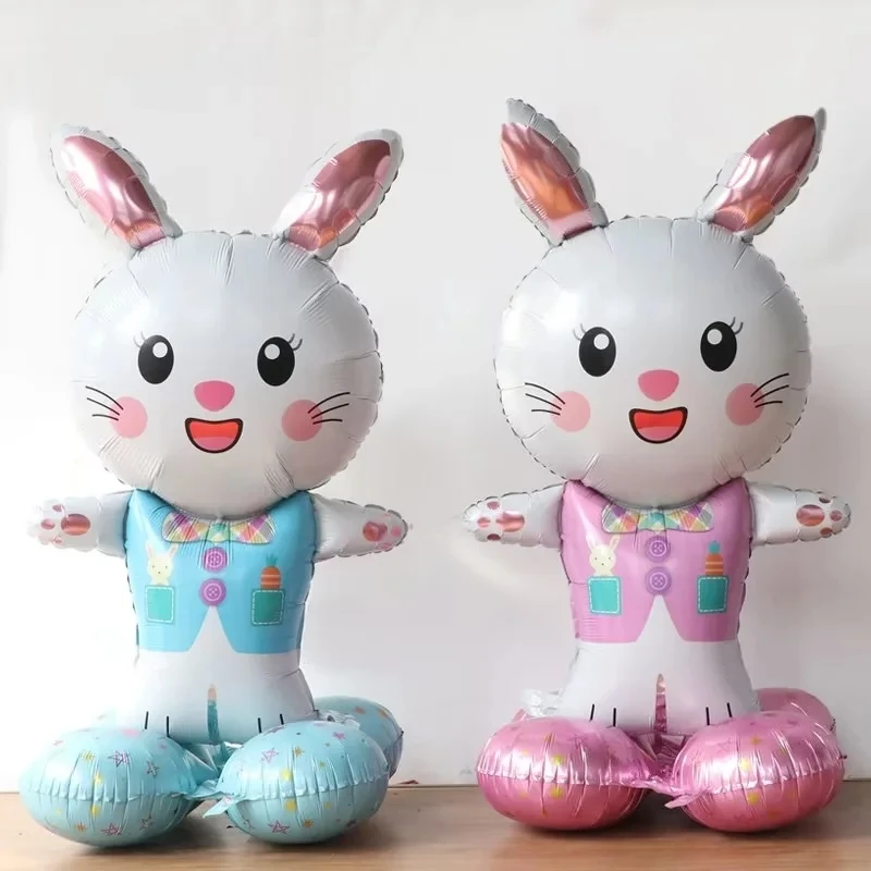 Easter Foil Inflatable Bunny Balloon Standing Bunny Balloon Rabbit Shaped Balloons for Indoor Outdoor Yard Kids Easter Toy Decor
Easter Foil Inflatable Bunny Balloon Standing Bunny Balloon Rabbit Shaped Balloons for Indoor Outdoor Yard Kids Easter Toy Decor