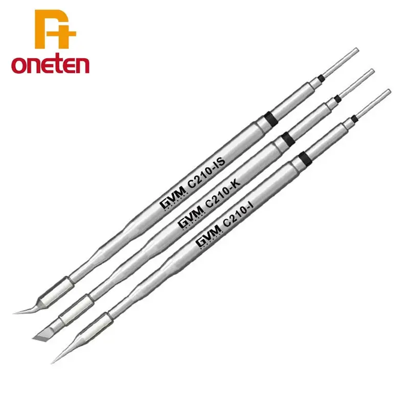GVM T210 Lead-free Soldering Tip Suitable For Soldering Station Handles Such As T210/T26/S21 For SMD Welding 
GVM T210 Lead-free Soldering Tip Suitable For Soldering Station Handles Such As T210/T26/S21 For SMD Welding