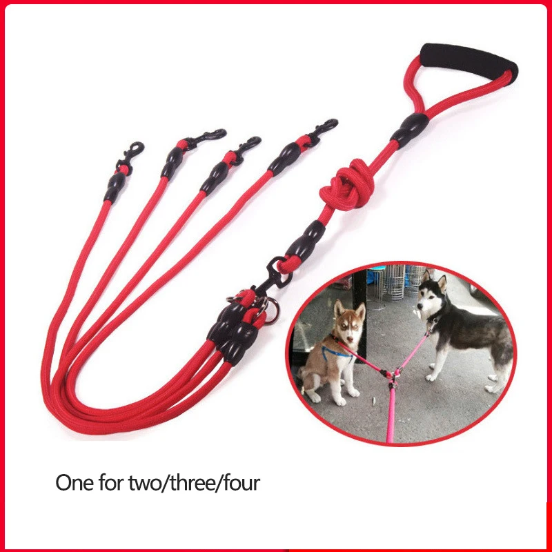Pet Dog Leash Multi Nylon Rope Dog P Chain Double-ended Walking Dog Rope Detachable For Two And More Pets Collars Harness Leads
Pet Dog Leash Multi Nylon Rope Dog P Chain Double-ended Walking Dog Rope Detachable For Two And More Pets Collars Harness Leads