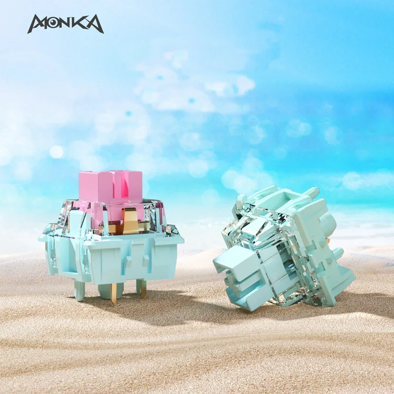 Monka V3 Mechanical Keyboard Linear Tactile Switches 5 Pin 60g 55g POM 22mm Double Spring Quiet Dustproof Purple white Sky Blue
Monka V3 Mechanical Keyboard Linear Tactile Switches 5 Pin 60g 55g POM 22mm Double Spring Quiet Dustproof Purple white Sky Blue