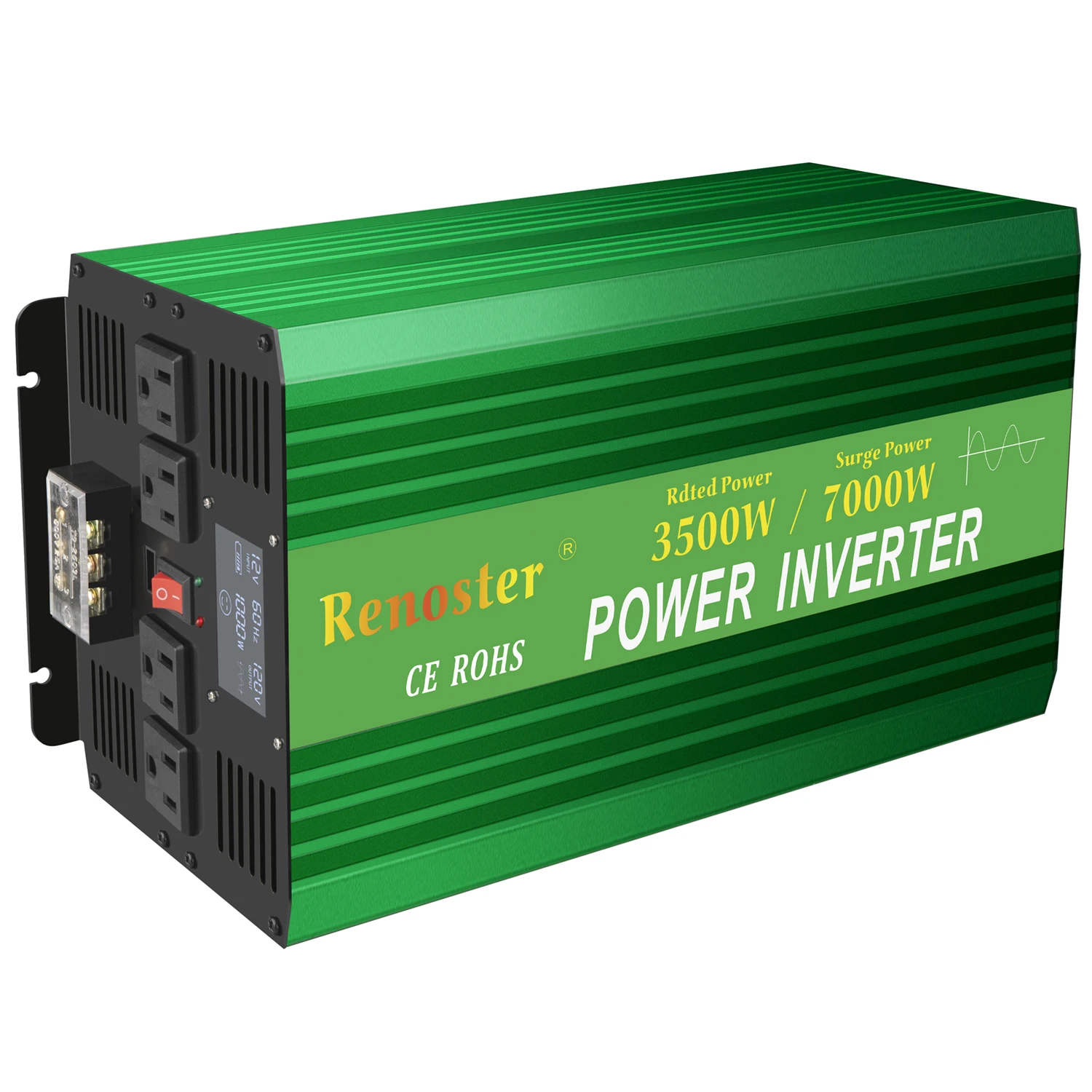 Pure Sine Wave Inverter 3500W/7000W DC 12V To AC 110V Wireless Screen With LCD Voltage Transformer Converter Inverter
Pure Sine Wave Inverter 3500W/7000W DC 12V To AC 110V Wireless Screen With LCD Voltage Transformer Converter Inverter