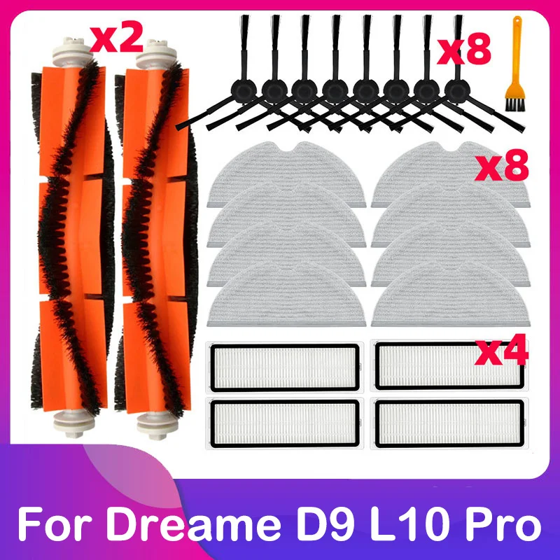 For Xiaomi Dreame D9 Dreame Bot L10 Pro Trouver Robot LDS Vacuum Finder Spare Parts Accessories Main Side Brush Mop Hepa Filter
For Xiaomi Dreame D9 Dreame Bot L10 Pro Trouver Robot LDS Vacuum Finder Spare Parts Accessories Main Side Brush Mop Hepa Filter