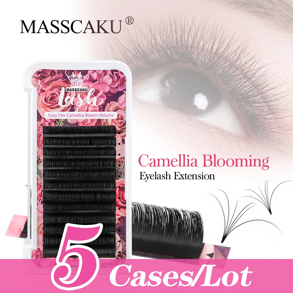 5case/lot Fast Shipping Masscaku 3D Effect 0.05 0.07 Thickness Easy to Make Fans Lash Extension Camellia Bloom Individual Lashes
5case/lot Fast Shipping Masscaku 3D Effect 0.05 0.07 Thickness Easy to Make Fans Lash Extension Camellia Bloom Individual Lashes