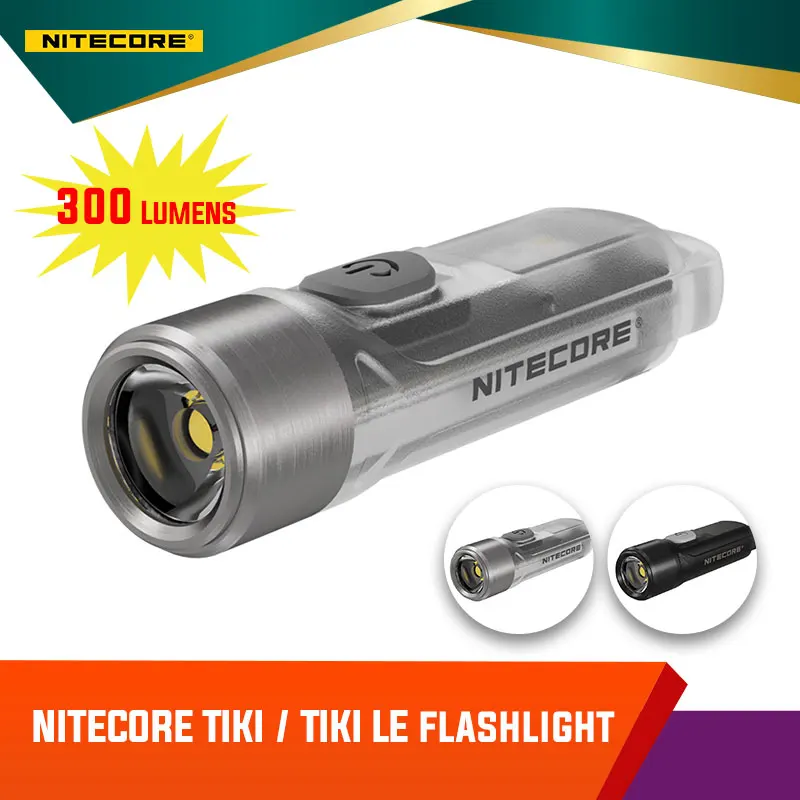 Nitecore TIKI/TIKI LE 300 Lumens Rechargeable Mini Futuristic Keychain Flashlight OSRAM P8 LED Built-in 130mAh Li-ion Battery
Nitecore TIKI/TIKI LE 300 Lumens Rechargeable Mini Futuristic Keychain Flashlight OSRAM P8 LED Built-in 130mAh Li-ion Battery