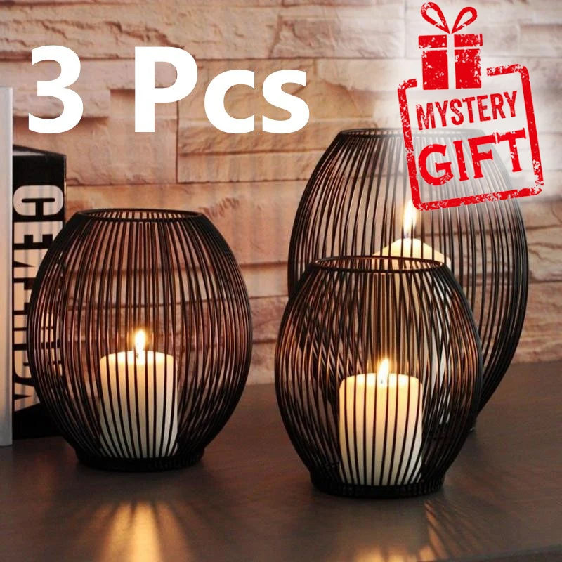 3 Pcs/Set Iron Candle Holder Hollow Vintage Lanterns Table Candlestick Wedding Candle Holders Home Decor Lighting No Candles
3 Pcs/Set Iron Candle Holder Hollow Vintage Lanterns Table Candlestick Wedding Candle Holders Home Decor Lighting No Candles