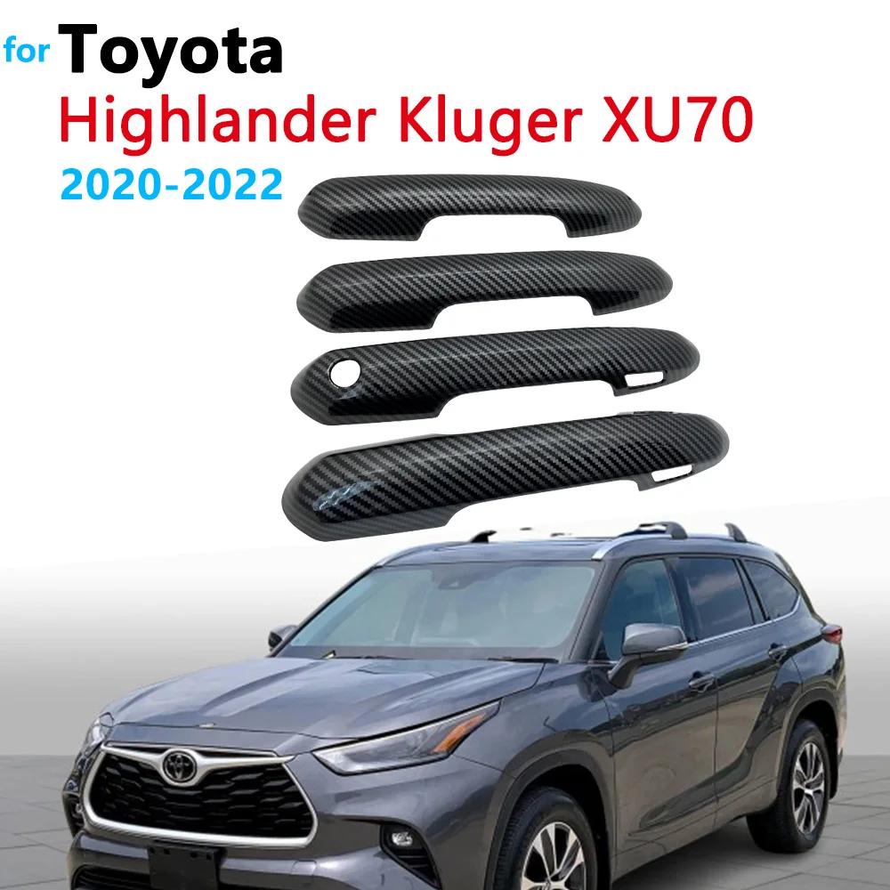 Black Carbon Fiber Door Handle Cover For Toyota Highlander Kluger XU70 MK4 2020 2021 2022 2023 Car Parts Accessories Stickers
Black Carbon Fiber Door Handle Cover For Toyota Highlander Kluger XU70 MK4 2020 2021 2022 2023 Car Parts Accessories Stickers