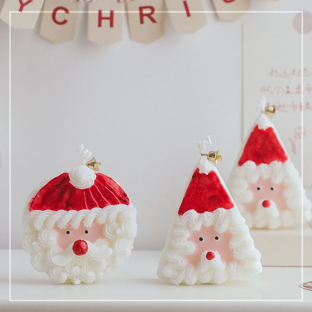 Handmade Santa Claus decorate cake candle home decor souvenirs Christmas decor scented candles new year decoration house candles
Handmade Santa Claus decorate cake candle home decor souvenirs Christmas decor scented candles new year decoration house candles