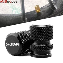 Logo SYM Wheel Tire Valve caps cover For SYM JOYMAX Z 125/250/300 MAXSYM 400i 600i TL500 CRUiSYM 300 GTS 300i T2 T3 Joyride 200