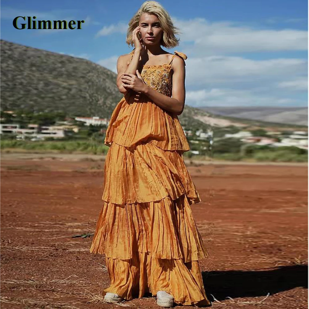 Glimmer Simple Evening Dresses Spaghetti Straps Formal Prom Gowns Made To Order Celebrity Vestidos Fiesta Gala Robes De Soiree
Glimmer Simple Evening Dresses Spaghetti Straps Formal Prom Gowns Made To Order Celebrity Vestidos Fiesta Gala Robes De Soiree