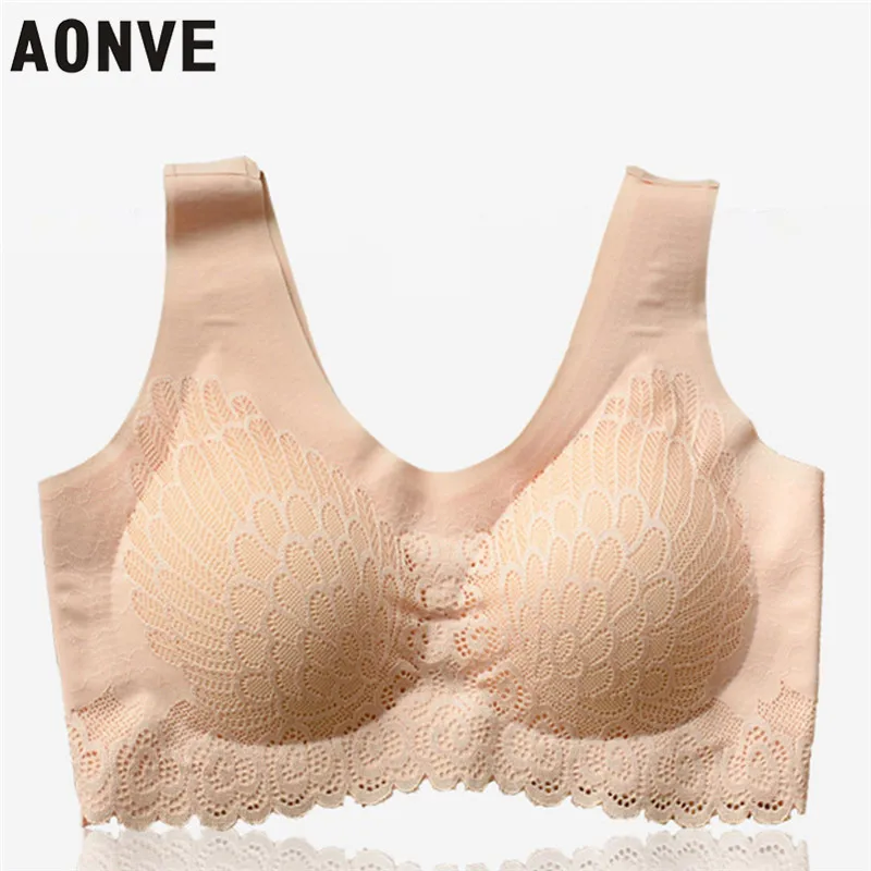 AONVE Lace Soft Bra Seamless Sport Bras Push Up Padded Bralette Sexy Underwear Breathable Body Shapewear Tops Yoga Gym Workout
AONVE Lace Soft Bra Seamless Sport Bras Push Up Padded Bralette Sexy Underwear Breathable Body Shapewear Tops Yoga Gym Workout