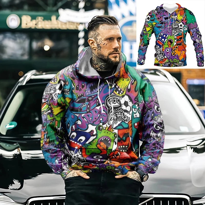 Толстовка мужская с забавными швами, Повседневный пуловер с длинным рукавом и 3D принтом в стиле хип-хоп, забавная уличная Толстовка B1
Толстовка мужская с забавными швами, Повседневный пуловер с длинным рукавом и 3D принтом в стиле хип-хоп, забавная уличная Толстовка B1