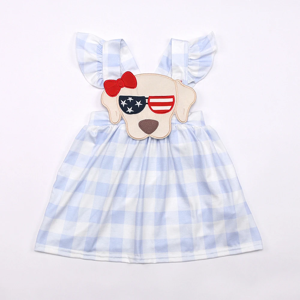 Baby Girl Clothes July 4th Style Children Dress Boutique Outfit With Fireworks Embroidery Bluey Plaid Cotton Floral Kid Set
Baby Girl Clothes July 4th Style Children Dress Boutique Outfit With Fireworks Embroidery Bluey Plaid Cotton Floral Kid Set