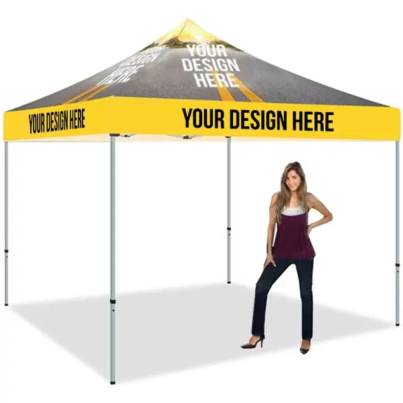 

High Quality 10*10ft Aluminum Custom Printed Advertising Pop Up Trade Show Event Canopy Gazebo Tent Kit