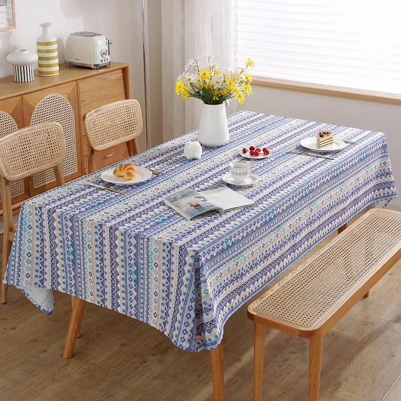 Tablecloth Linen Burlap Bohemia Geometric Ins Blue Coffee Dining Table Decoration Cover Cloth Placemat Wedding Christmas Events
Tablecloth Linen Burlap Bohemia Geometric Ins Blue Coffee Dining Table Decoration Cover Cloth Placemat Wedding Christmas Events