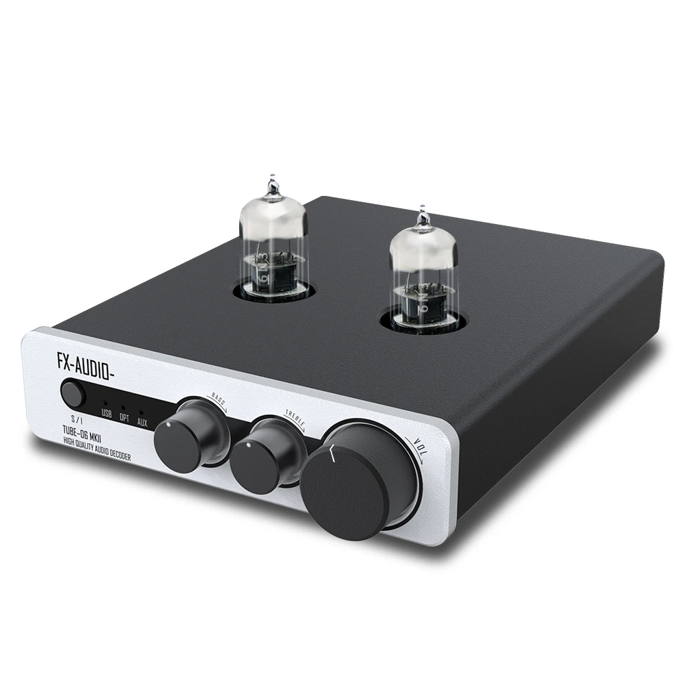 FX-AUDIO TUBE-06 MKII Tube Preamplifier 2 x 6N3 DAC ES9018K2M CM6642 Subwoofer 24bit 192kHz for HIFI Audiophile Musician
FX-AUDIO TUBE-06 MKII Tube Preamplifier 2 x 6N3 DAC ES9018K2M CM6642 Subwoofer 24bit 192kHz for HIFI Audiophile Musician