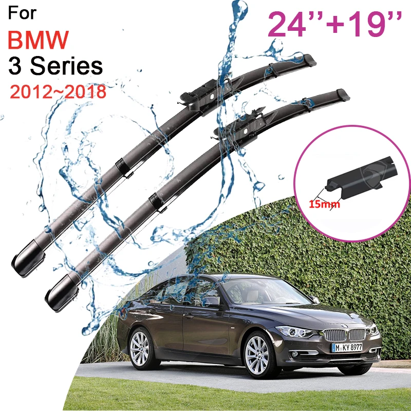 for BMW 3 Series F30 F31 F34 F35 2012~2018 2013 Car Front Windshield Windscreen Wiper Blades Rubber Wipers Accessories Stickers
for BMW 3 Series F30 F31 F34 F35 2012~2018 2013 Car Front Windshield Windscreen Wiper Blades Rubber Wipers Accessories Stickers