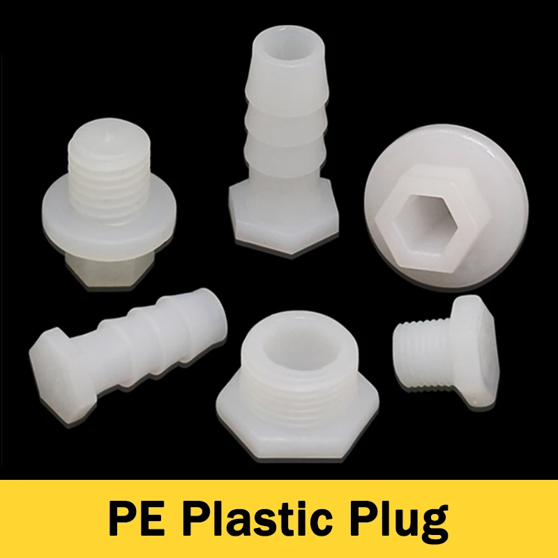 10 Pcs 2.4 ~ 14mm PE Plastic Pagoda Plug M4~M20 1'~4' Thread Plug Block Water Pipes or Ports High Temperature Resistance
10 Pcs 2.4 ~ 14mm PE Plastic Pagoda Plug M4~M20 1'~4' Thread Plug Block Water Pipes or Ports High Temperature Resistance