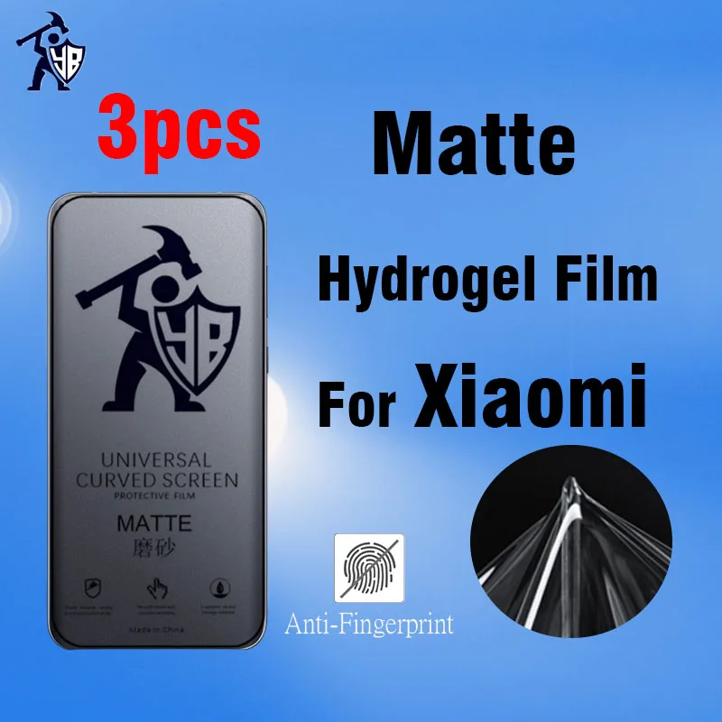 3pcs Matte Hydrogel Film For Xiaomi 12S Pro 12 11 10 9 8 6 Ultra Screen Protector For Xiaomi Black Shark 5 RS No Fingerprint TPU
3pcs Matte Hydrogel Film For Xiaomi 12S Pro 12 11 10 9 8 6 Ultra Screen Protector For Xiaomi Black Shark 5 RS No Fingerprint TPU