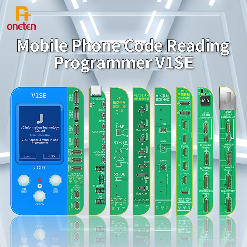 Плата JC V1SE для iPhone 11PRO 11PROMAX XSMAX XS XR 8G 8P 7P 12, ЖК-экран True Tone, оригинальный цветной аккумулятор, сканер отпечатка пальца, программатор
Плата JC V1SE для iPhone 11PRO 11PROMAX XSMAX XS XR 8G 8P 7P 12, ЖК-экран True Tone, оригинальный цветной аккумулятор, сканер отпечатка пальца, программатор