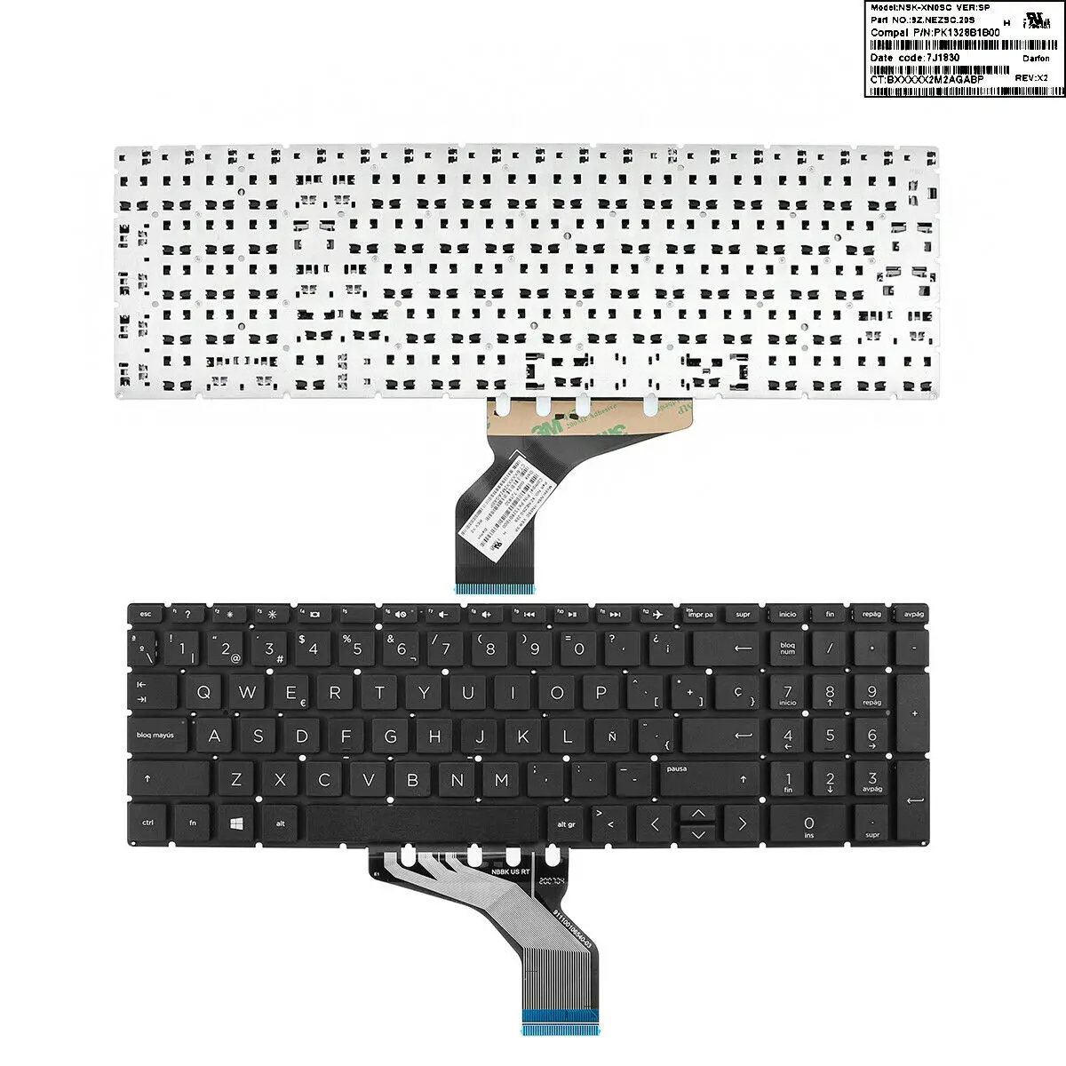 New Spanish Laptop Keyboard For HP Pavilion 15-DA 250 255 Gen7 BLACK Spanish NSK-XN0SC
New Spanish Laptop Keyboard For HP Pavilion 15-DA 250 255 Gen7 BLACK Spanish NSK-XN0SC