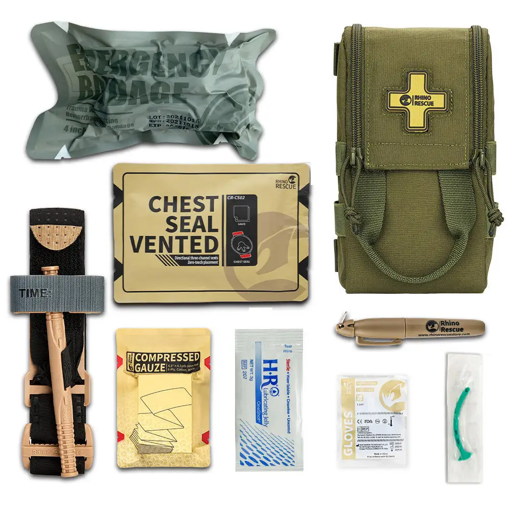 RHINO RESCUE IFAK First Aid Trauma Kit Molle Pouch Medical Pouch for Tactical Military Car Travel Hiking Camping Kit
RHINO RESCUE IFAK First Aid Trauma Kit Molle Pouch Medical Pouch for Tactical Military Car Travel Hiking Camping Kit