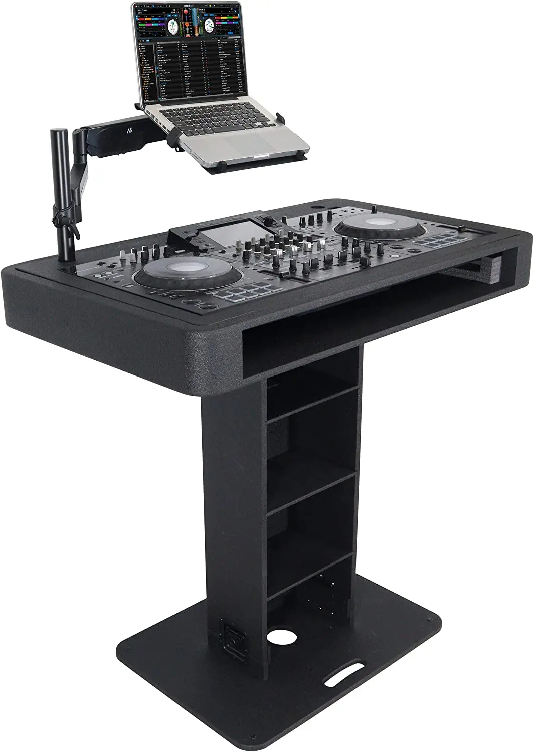 

ProX Control Tower DJ Podium Stand Travel Case for Pioneer XDJ-XZ, DDJ-1000 SRT, DDJ-SZ2, DDJ SX-3 - Black Finish - XZF-DJCT BL