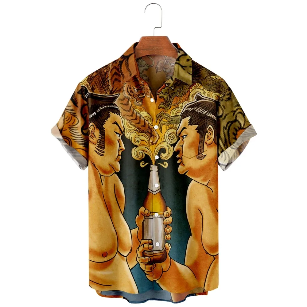 2022 Japanese Sumo Wrestler Vintage Print Shirt, Hawaii Beach Fashion Casual Retro Style, Summer Shirts for Men and Women
2022 Japanese Sumo Wrestler Vintage Print Shirt, Hawaii Beach Fashion Casual Retro Style, Summer Shirts for Men and Women