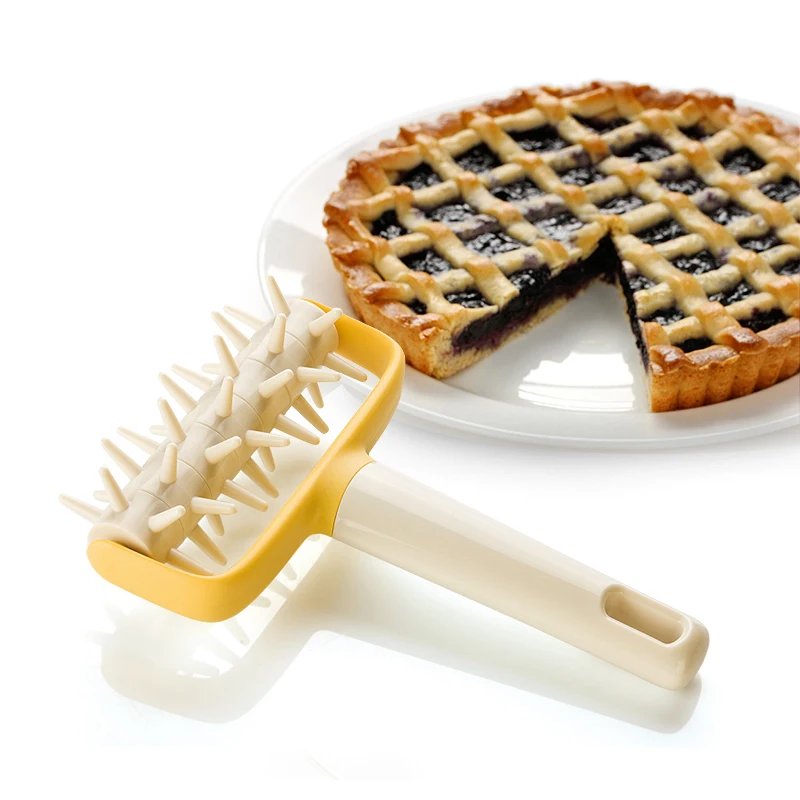Dough Docker, Blunt Spiked Rolling Pin, Helps Cook Thin Crust Pizza Uniformly & Prevents Dough From Blistering
Dough Docker, Blunt Spiked Rolling Pin, Helps Cook Thin Crust Pizza Uniformly & Prevents Dough From Blistering