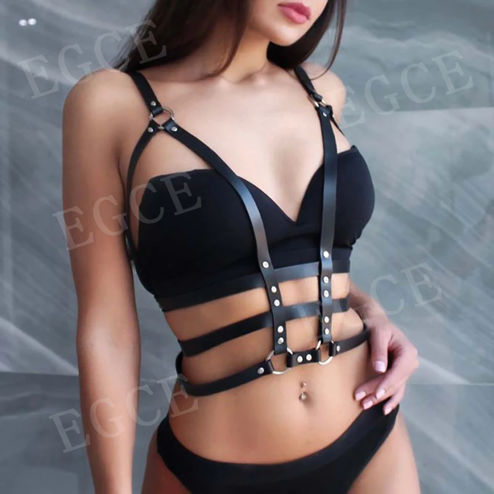 Goth Leather Women Harness Sexy Lingerie Punk Bondage Body Strap Cage Fetish Garter Thigh Sword Belt Gothic Clothes Accessories
Goth Leather Women Harness Sexy Lingerie Punk Bondage Body Strap Cage Fetish Garter Thigh Sword Belt Gothic Clothes Accessories