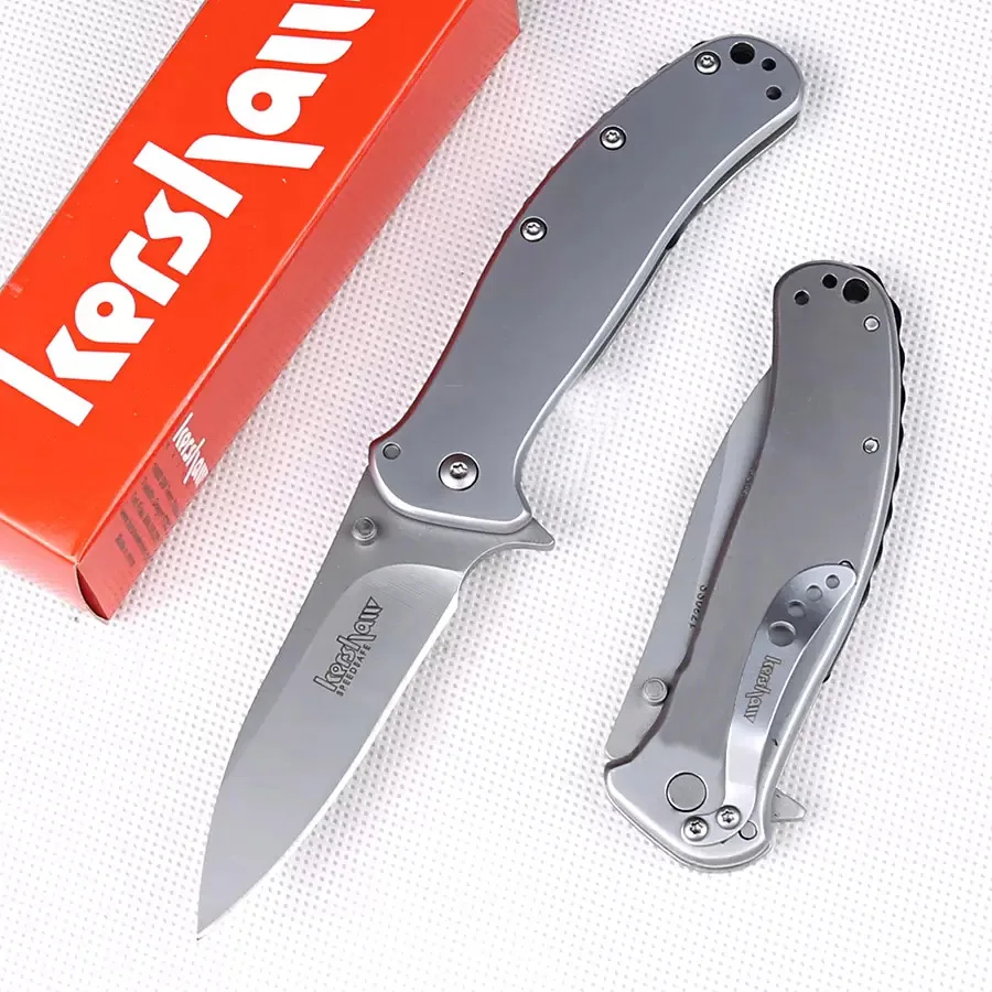Kershaw 1730SS Zing Assisted Flipper EDC Folding Knife. 3" 8Cr13MoV Stainless Steel Blade & Handle with Reversible Pocket Clip
Kershaw 1730SS Zing Assisted Flipper EDC Folding Knife. 3" 8Cr13MoV Stainless Steel Blade & Handle with Reversible Pocket Clip