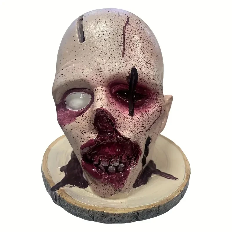 Horror Halloween Decorations Resin Halloween Horror Skull Knife Insert Storage Rack Decoration Artwork Ornaments
Horror Halloween Decorations Resin Halloween Horror Skull Knife Insert Storage Rack Decoration Artwork Ornaments
