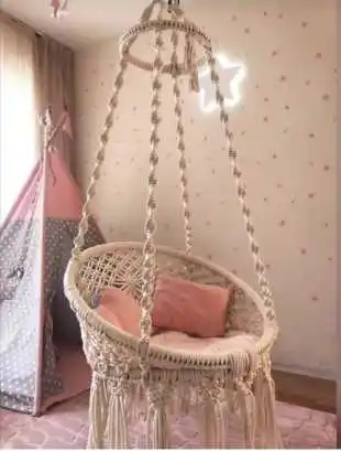 Macrame hammock swing, beige rocking chair, macrame swing,livingroom decorasion, garden swing, family swing chair,custom swing,
Macrame hammock swing, beige rocking chair, macrame swing,livingroom decorasion, garden swing, family swing chair,custom swing,