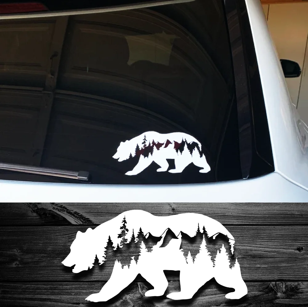 Bear,Mountain and Tree Design Vinyl Decals Waterproof Animal Car Stickers on Car Body,Door,Window for Jeep Wrangler
Bear,Mountain and Tree Design Vinyl Decals Waterproof Animal Car Stickers on Car Body,Door,Window for Jeep Wrangler