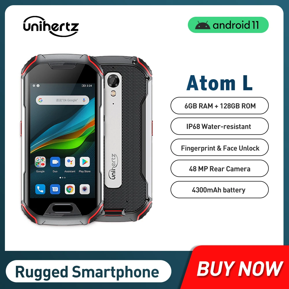 Разблокированный 6 ГБ + 128 Гб прочный смартфон Unihertz Atom L Android 11 Быстрая зарядка 48 МП камера 4300 мАч отпечаток пальца две Sim NFC
Разблокированный 6 ГБ + 128 Гб прочный смартфон Unihertz Atom L Android 11 Быстрая зарядка 48 МП камера 4300 мАч отпечаток пальца две Sim NFC