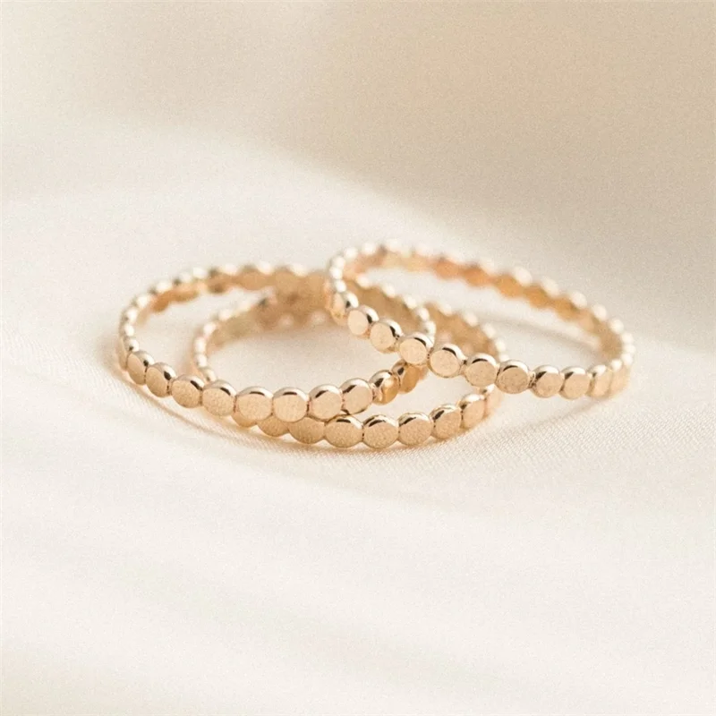 14K золотое покрытие кольцо в стиле бохо золотые ювелирные изделия Anillos Mujer
