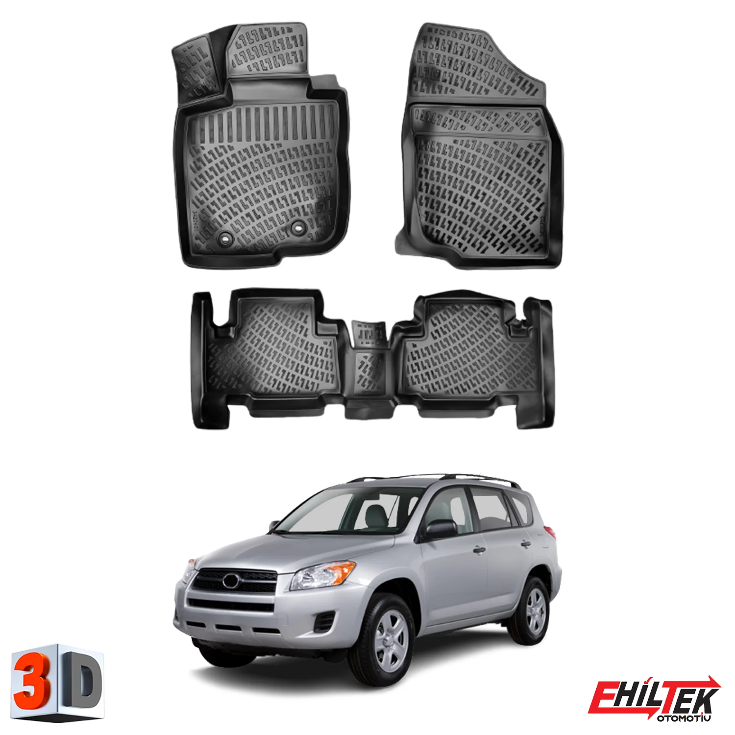 Floor Mats Car Fits Toyota Rav4 2006-2012 Waterproof All Weather Liners Non-Slip Black %100 TPE Material 4 Pcs
Floor Mats Car Fits Toyota Rav4 2006-2012 Waterproof All Weather Liners Non-Slip Black %100 TPE Material 4 Pcs