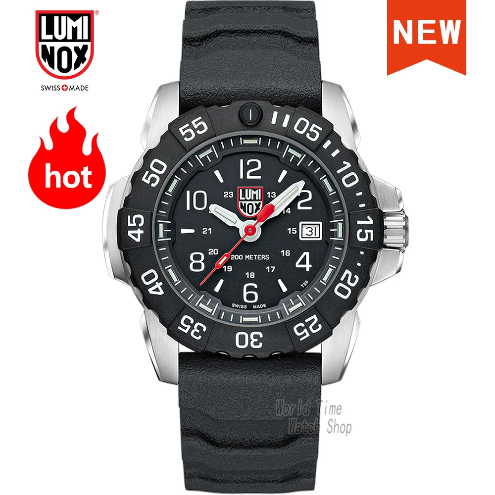 

Luminox Swiss Made mens watches top brand luxury Military Watch Sport Date Analog Quartz Wrist Waterproof Relogio Masculino
