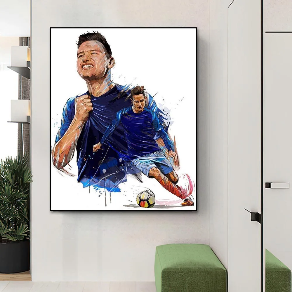 Игрок в футбол, семейный спортивный художественный плакат и принты, Настенная картина для гостиной, украшение для дома без рамки
Игрок в футбол, семейный спортивный художественный плакат и принты, Настенная картина для гостиной, украшение для дома без рамки