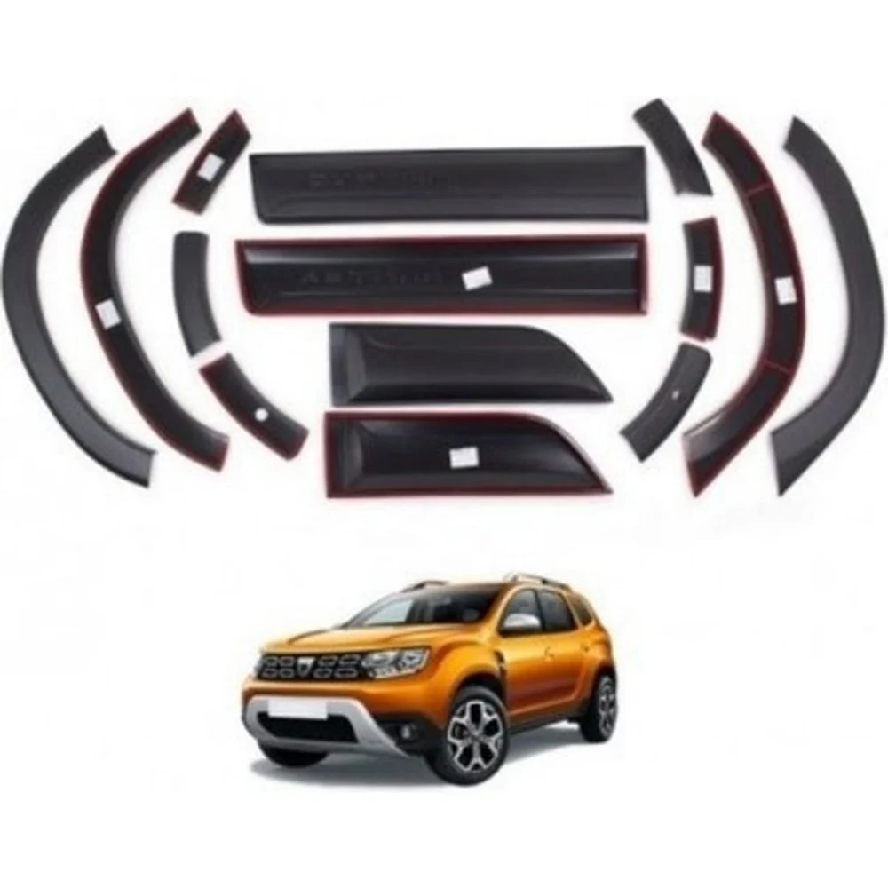 For Renault Dacia Duster Wheel Arches And Moldings Set 14Pcs 2018-2023 ABS Plastic Protection Trim Covers Car Accessories Bumper
For Renault Dacia Duster Wheel Arches And Moldings Set 14Pcs 2018-2023 ABS Plastic Protection Trim Covers Car Accessories Bumper
