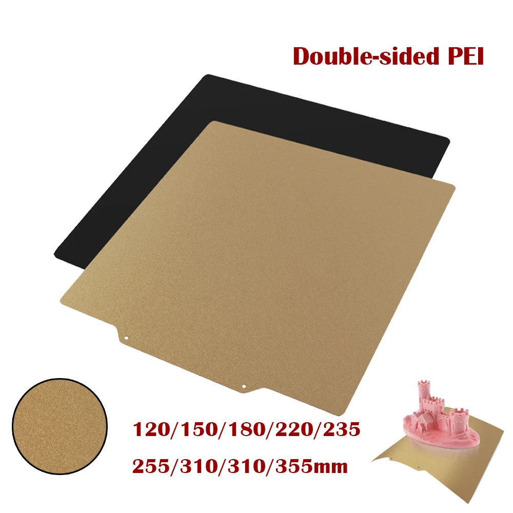 Twotrees 3D Printer Parts Double Sided PEI Spring Steel Sheet (Textured) With Magnetic Base For Ender3 kp3 3D Printer Hot Bed
Twotrees 3D Printer Parts Double Sided PEI Spring Steel Sheet (Textured) With Magnetic Base For Ender3 kp3 3D Printer Hot Bed