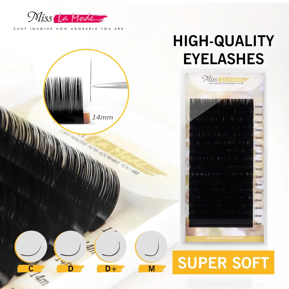 Misslamode C/D/D+/M Curl 16rows/tray russian volume eyelash extensions supplies lashes extension individual eyelashes extensions
Misslamode C/D/D+/M Curl 16rows/tray russian volume eyelash extensions supplies lashes extension individual eyelashes extensions